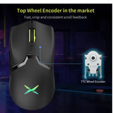 Delux M800PRO RGB Optical Wireless Gaming Mouse