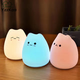 Bedroom Kitty Night Light Cute Cat Lamp