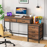 Tribesigns Computer Desk with 5 Drawers