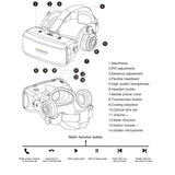 VR Shinecon Casque Helmet 3D Glasses