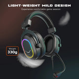 Dynamic RGB Gaming Headset with Mic