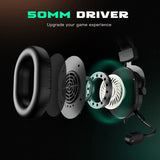 Dynamic RGB Gaming Headset with Mic