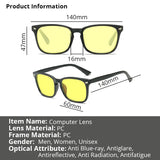 Women Blue Light Blocking Protective Glasses