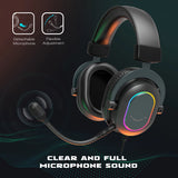 Dynamic RGB Gaming Headset with Mic