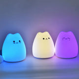 Bedroom Kitty Night Light Cute Cat Lamp