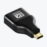 Mini HDMI Male to HDMI 2.1 Female Converter