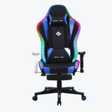 RGB Gaming Chair with Massage and Footrest